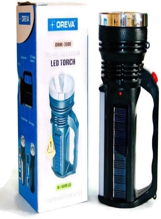 Oreva Plastic Torch, White, Pack of 1 - Image 1